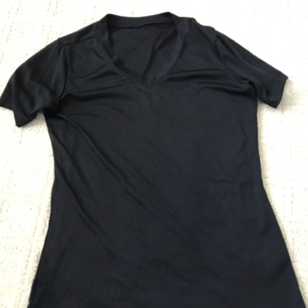 BLACK DRY FIT WORKOUT SHIRT